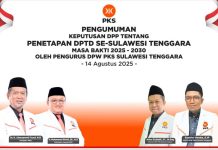 PKS Sultra Umumkan Kepengurusan Daerah untuk Periode 2025-2030