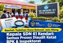Bantah Tuduhan Dana Ratusan Juta Hilang, Kepala SDN 61 Kendari: Semua Proses Diaudit Ketat BPK & Inspektorat